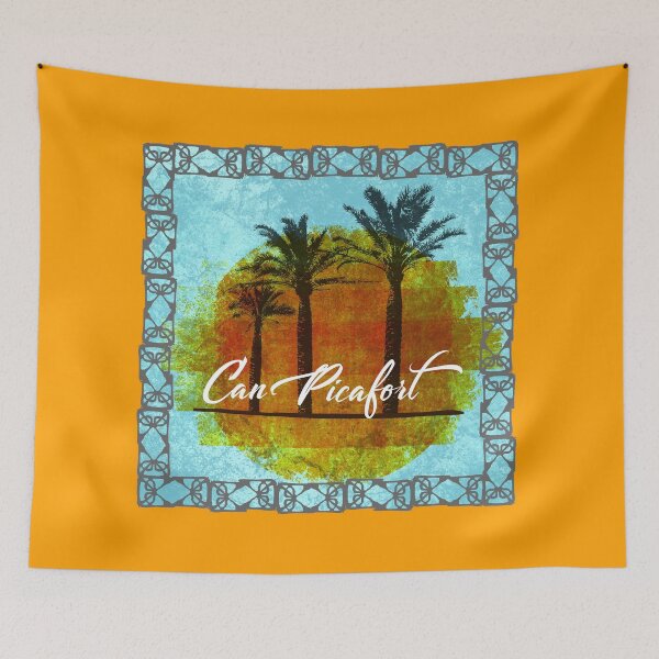 Item preview, Can Picafort beach print designed and sold by Periartwork.