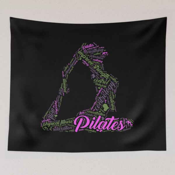 Item preview, 	s Fun Word Cloud And Cute Pilates Class And Yoga Class 	 Special  	 designed and sold by kiovamisged.