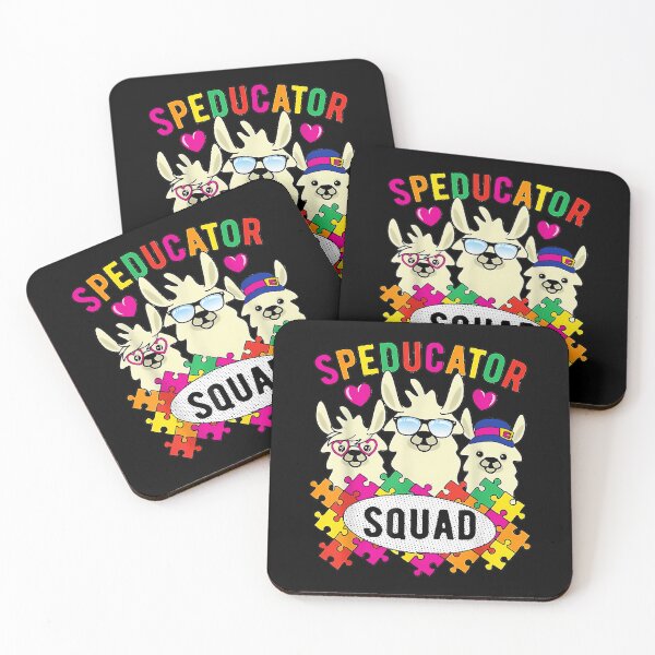 Item preview, Speducator Squad Llama Autism Special Education Teacher Sped 		 designed and sold by azmainbitany.