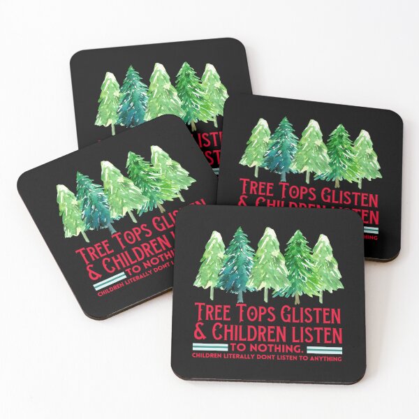 Item preview, Tree Tops Glisten And Children Listen To Nothing Xmas Tree 		 designed and sold by weilstdaunysk.