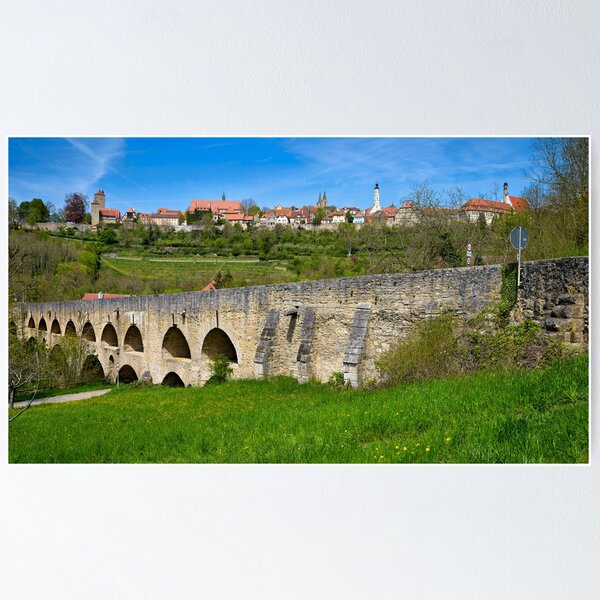 Item preview, Tauber Bridge in Rothenburg ob der Tauber designed and sold by MICHAEL KNIERIEME - PHOTOGRAPHY.