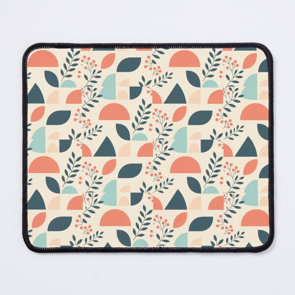 Item preview, Pastel Geometric Floral Flower Leaves, Light Theme, Stylize, Repeated Texture Pattern (image size 8320x12480) designed and sold by Digital-Davinci.