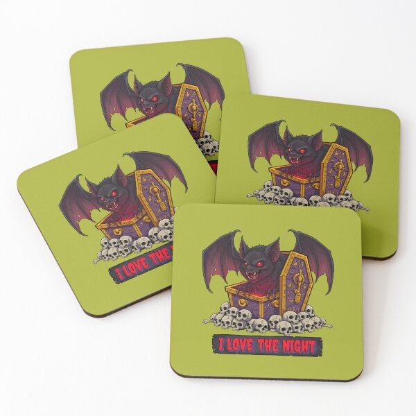 Item preview, A BAT COMING OUT OF THE GRAVE FOR HALLOWEEN designed and sold by infinitearte.
