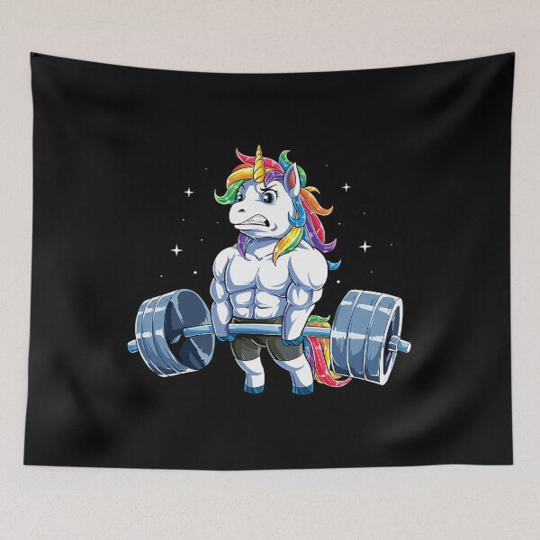 Item preview, Unicorn Weightlifting 	 Deadlift Fitness Gym 	 Tee	 designed and sold by olongocintaik.
