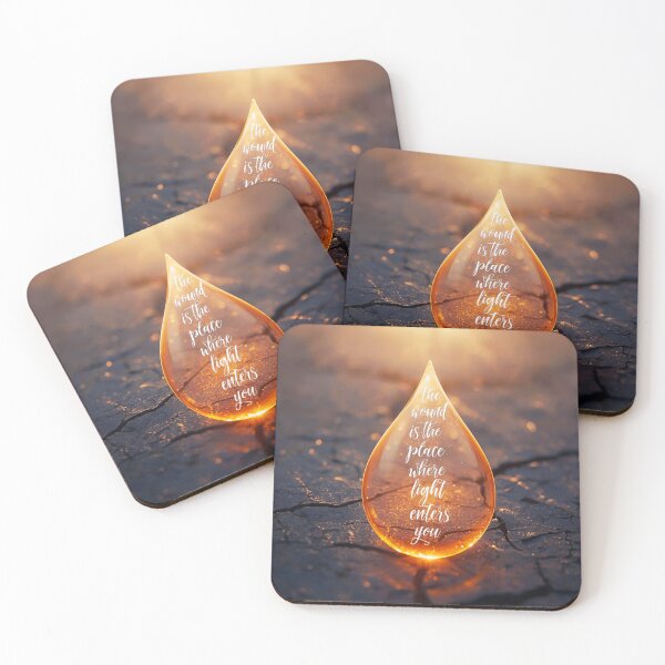 Item preview, The wound is the place where the Light enters you 48 designed and sold by Tom-Johnson.