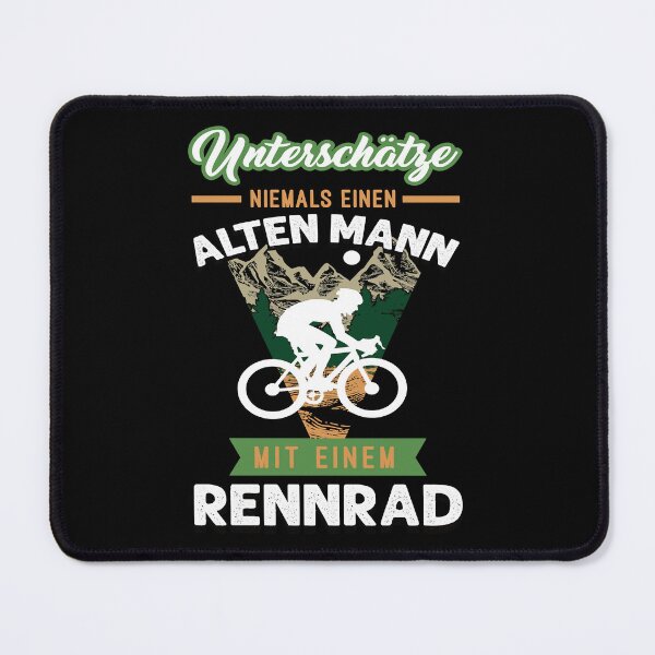 Item preview, Never Underestimate An Old Man Racing Bike designed and sold by MinervaGrant3.