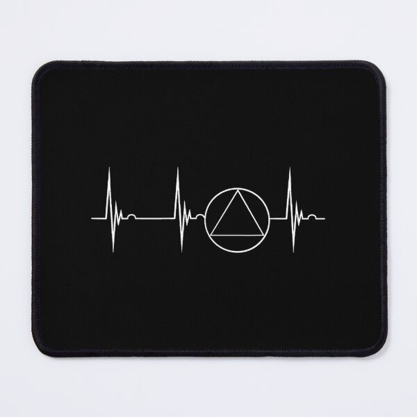 Item preview, Sober Recover Sobriety Heartbeat EKG Pulse Abstinence 		 designed and sold by pabloystrutzo.