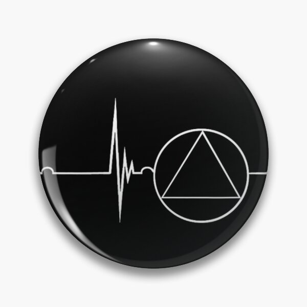 Item preview, Sober Recover Sobriety Heartbeat EKG Pulse Abstinence 		 designed and sold by pabloystrutzo.