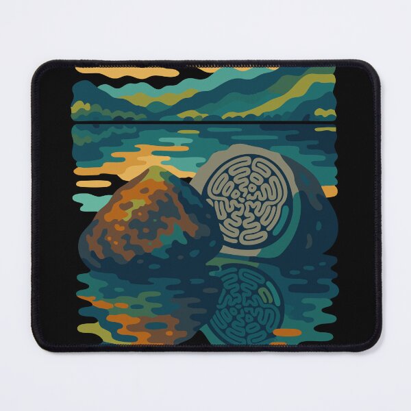 Item preview, Derwent Water Centenary Stones Abstract Design designed and sold by Cumbria Guru.