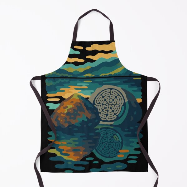 Item preview, Derwent Water Centenary Stones Abstract Design designed and sold by Cumbria Guru.