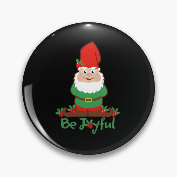 Item preview, Cute Christmas Gnome Be Joyful designed and sold by Dravienart.