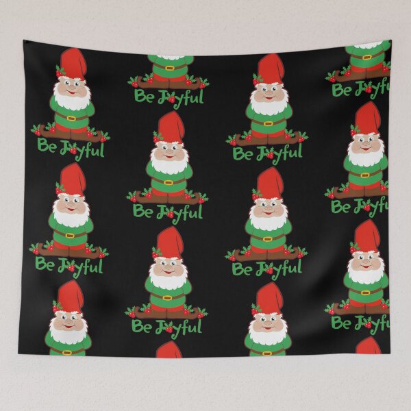 Item preview, Cute Christmas Gnome Be Joyful designed and sold by Dravienart.