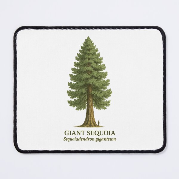 Item preview, Giant Sequoia Botanical Illustration – Sequoiadendron giganteum designed and sold by BloomKind.