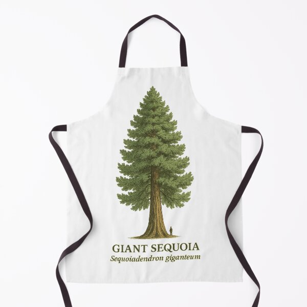 Artikelvorschau, Botanische Illustration eines Riesenmammutbaums – Sequoiadendron giganteum entworfen und verkauft von BloomKind.