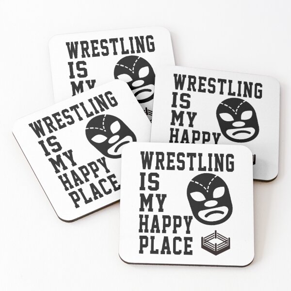 Item preview, Wrestling Is My Happy Place 	 	 designed and sold by imbulagessjin.