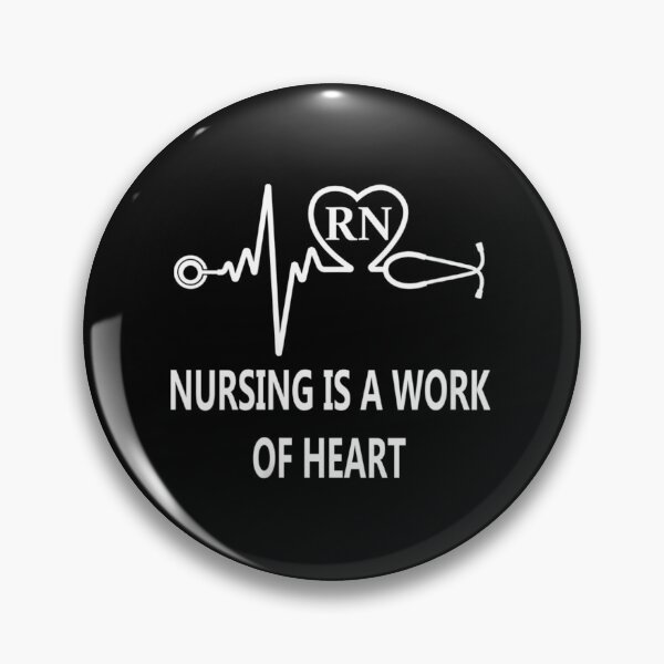 Item preview, 	s RN Nursing is A Work of Heart Nurses Appreciation Quote 	 	 		 designed and sold by chaynyunonav.