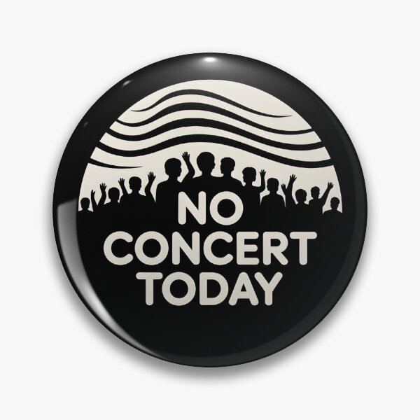 Artikelvorschau, Heute kein Konzert – Dieses Geschenk ist perfekt für Musikliebhaber, Konzertfans und Künstler, die die Energie von Live-Shows vermissen. entworfen und verkauft von ZyziowskyArt.