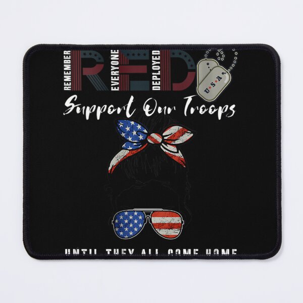 Item preview, 	s On Friday We Wear Red Friday Military Support troops US Flag 	 		 designed and sold by bossohkennoni.