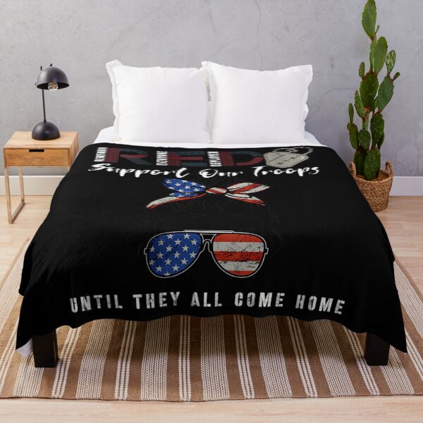 Item preview, 	s On Friday We Wear Red Friday Military Support troops US Flag 	 		 designed and sold by bossohkennoni.