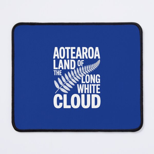 Item preview, Aotearoa – Land of the Long White Cloud | Silver Fern New Zealand Design designed and sold by Timeless Design.