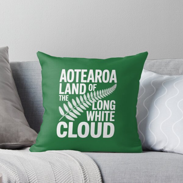 Item preview, Aotearoa – Land of the Long White Cloud | Silver Fern New Zealand Design designed and sold by Timeless Design.