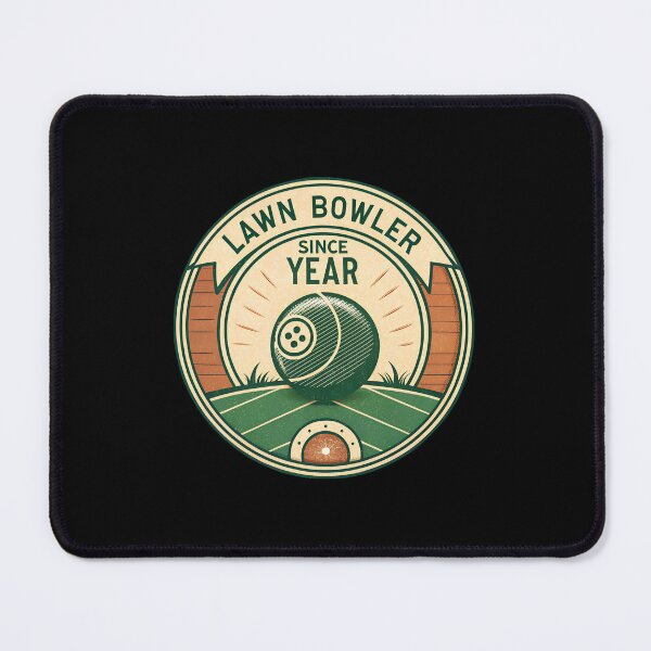 Item preview, Classic Lawn Bowls Emblem Badge | Vintage Lawn Bowling Club Design designed and sold by VividOrganica.