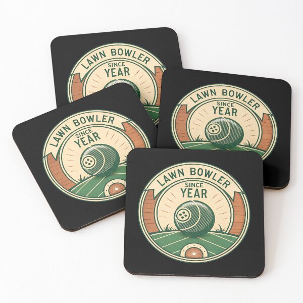 Item preview, Classic Lawn Bowls Emblem Badge | Vintage Lawn Bowling Club Design designed and sold by VividOrganica.