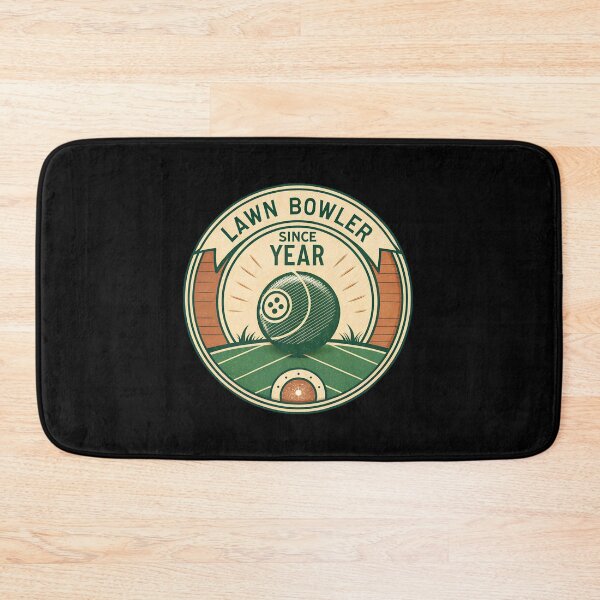 Item preview, Classic Lawn Bowls Emblem Badge | Vintage Lawn Bowling Club Design designed and sold by VividOrganica.