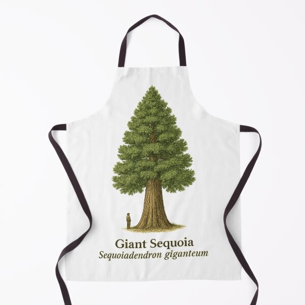 Artikelvorschau, Botanische Illustration eines Riesenmammutbaums 2 – Sequoiadendron giganteum entworfen und verkauft von BloomKind.