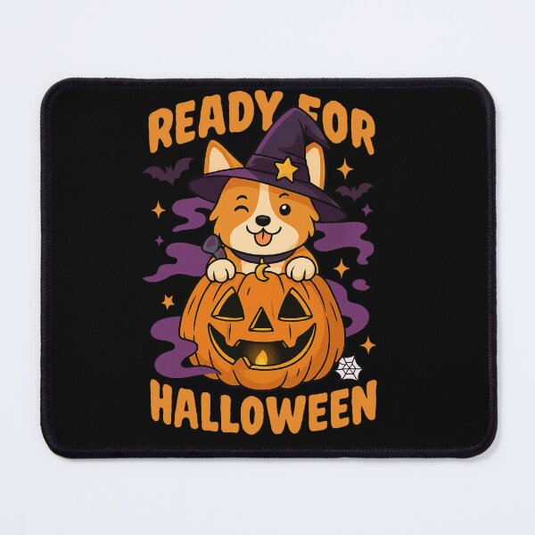 Item preview, Cute Corgi Witch with Pumpkin – Funny Halloween Dog designed and sold by haitrieuic96.