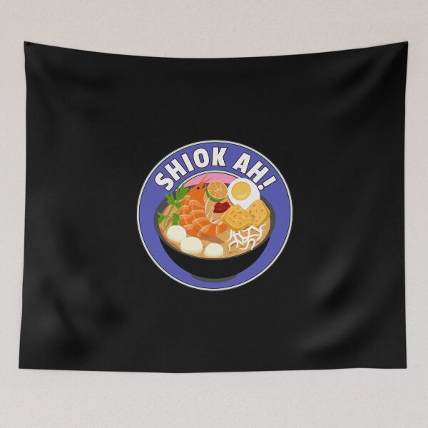 Item preview, Shiok Ah! Singapore Laksa designed and sold by dudelinart.