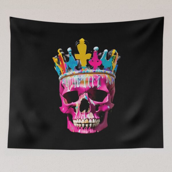 Item preview, Day of the Dead Tribute Halloween Scary Character Design designed and sold by WHITE FLAME PRINTS.