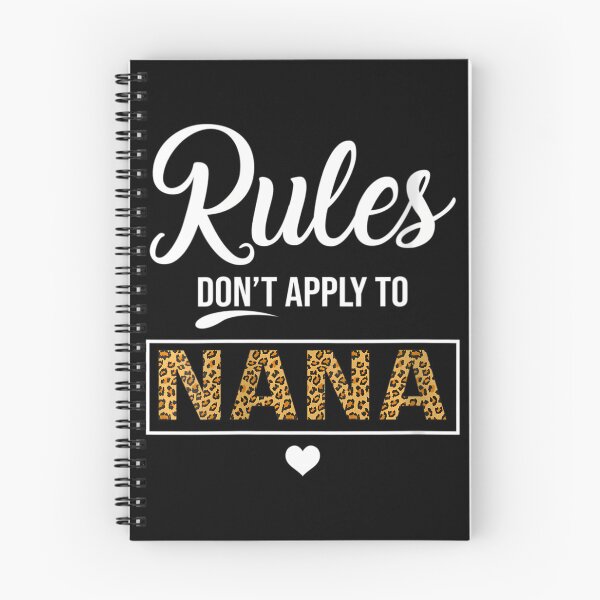 Item preview, 	s Rules Don't Apply To Nana Leopard Funny Mother Day 	 	 		 designed and sold by chaynyunonav.