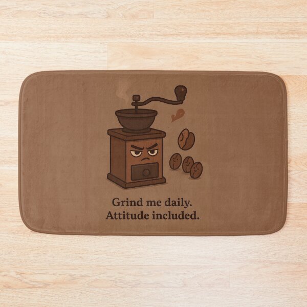 Item preview, Grind Me Daily — Attitude Included designed and sold by VoidBloom Studio.