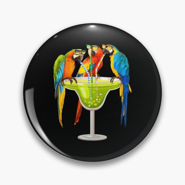Item preview, 	s Parrots Drinking Margarita On Summer Vacation Birds Tee 	 	 		 designed and sold by bossohkennoni.