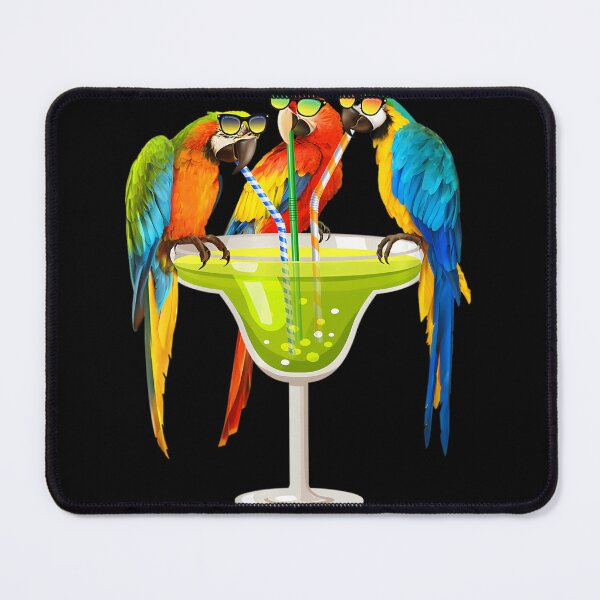 Item preview, s Parrots Drinking Margarita On Summer Vacation Birds Tee designed and sold by bossohkennoni.