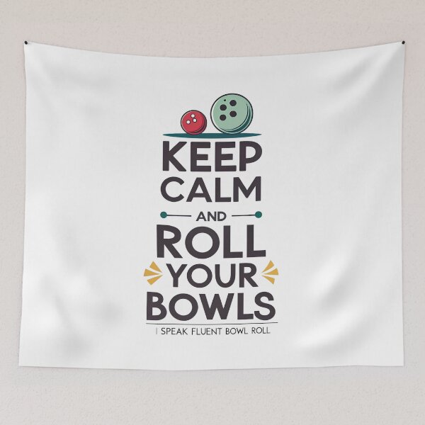 Item preview, Funny Lawn Bowls Quote Design | Keep Calm and Roll Your Bowls designed and sold by VividOrganica.