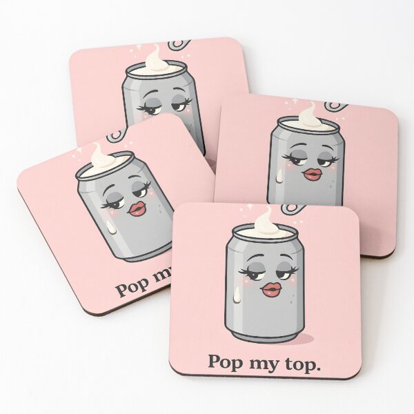 Item preview, Pop My Top — Fizzy Can Under Pressure designed and sold by VoidBloom Studio.