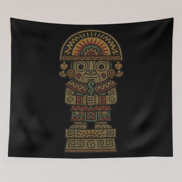 Item preview, Mayan Tribal Idol Ancient Culture Stone Glyph designed and sold by AncientVibes.