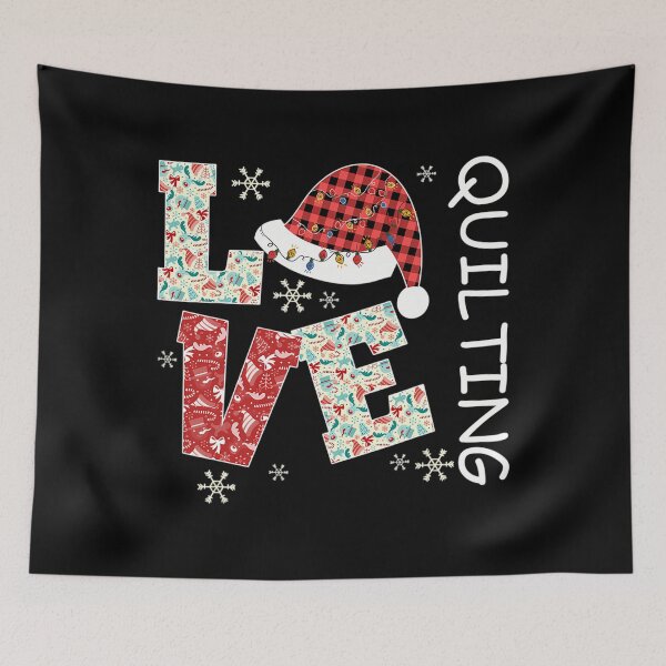 Artikelvorschau, Th Love Quilting Weihnachtsmannmütze Weihnachtspyjama Familienkostüm entworfen und verkauft von koljalpangja0.