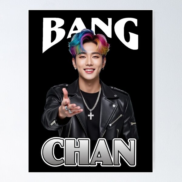 Item preview, Bang Chan designed and sold by WednesdayAndYou.