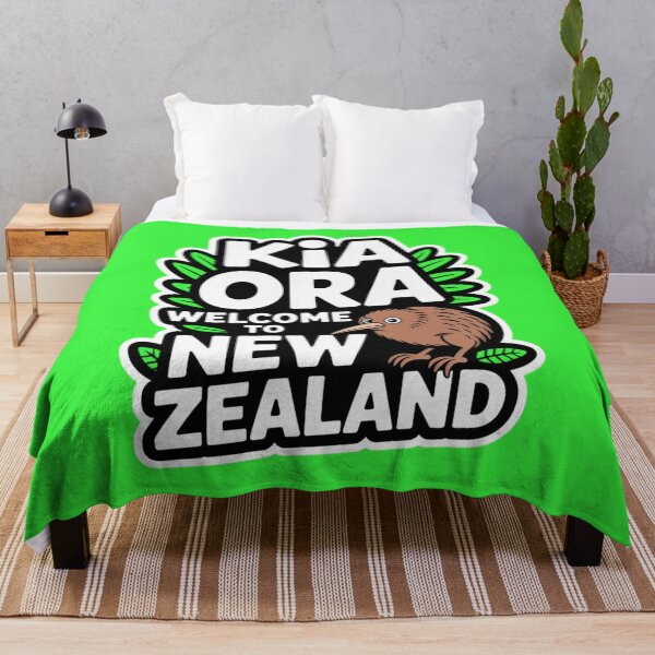 Item preview, Kia Ora – Welcome to New Zealand | Kiwi Bird Design designed and sold by Timeless Design.