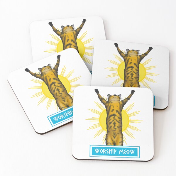 Item preview, Worship Meow designed and sold by Momoth Illustration.
