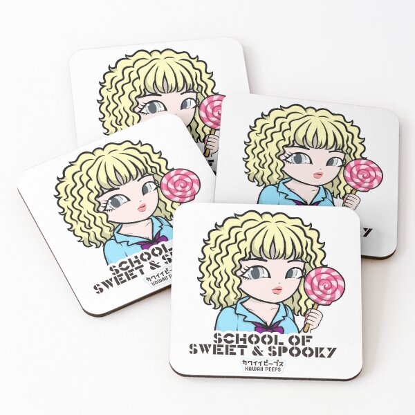 Item preview, Halloween Lollipop Candy “School of Sweet & Spooky” Y2K Kawaii Anime Girl Design designed and sold by P-L-Sardines.