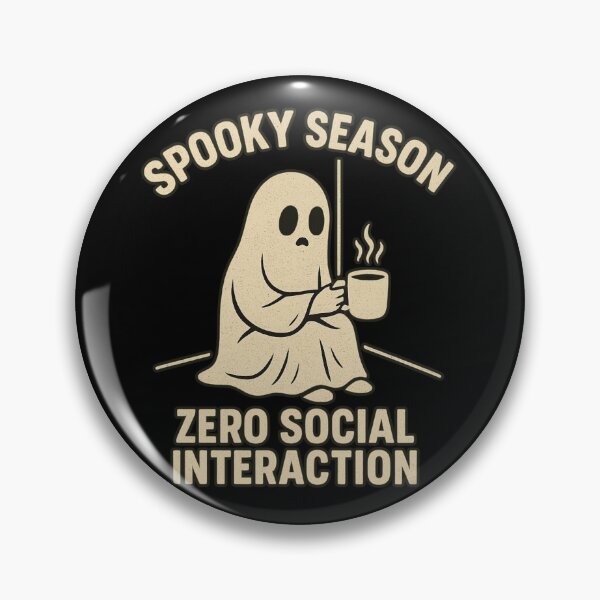 Item preview, Spooky Season – Zero Social Interaction designed and sold by Prints-by-Olaf.