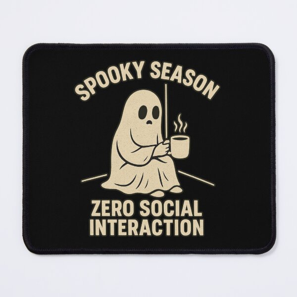 Item preview, Spooky Season – Zero Social Interaction designed and sold by Prints-by-Olaf.