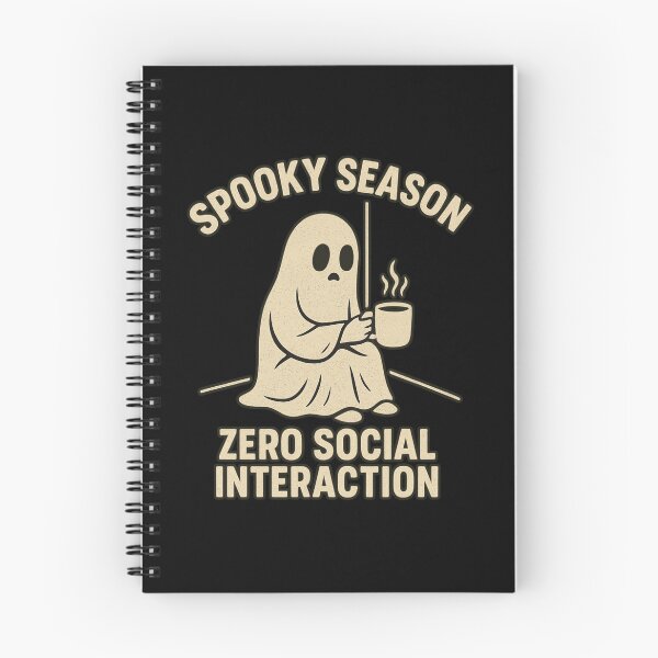 Item preview, Spooky Season – Zero Social Interaction designed and sold by Prints-by-Olaf.