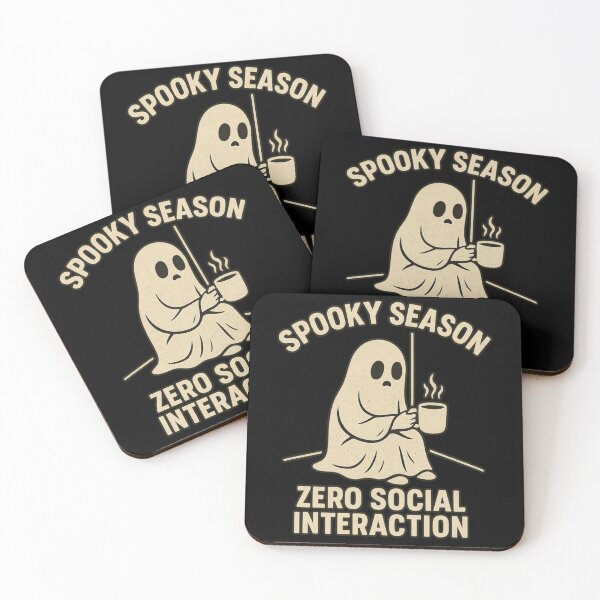 Item preview, Spooky Season – Zero Social Interaction designed and sold by Prints-by-Olaf.