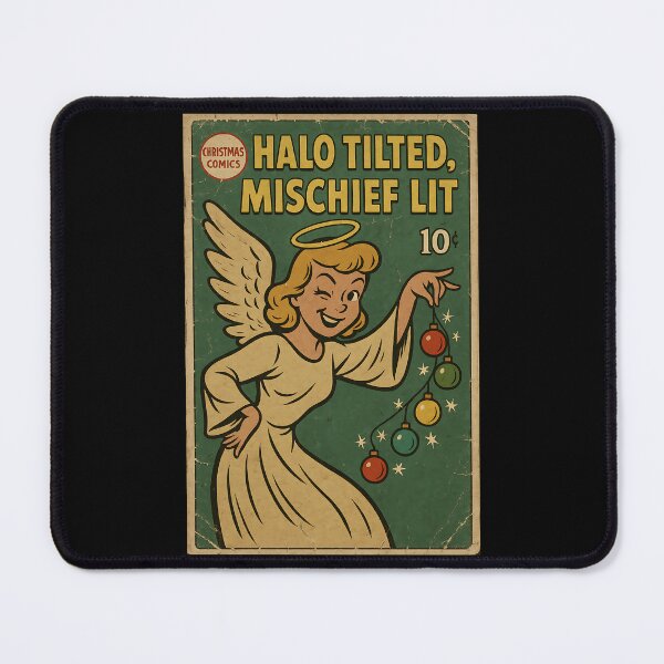 Item preview, Christmas Angel - Halo tilted, mischief lit designed and sold by bapupa.