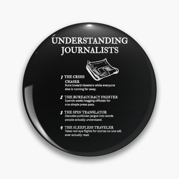 Item preview, Journalist Life – Funny News Industry Humor – Black designed and sold by PsyFlow35.